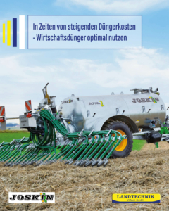 Bodennahe Gülleausbringung mit Joskin