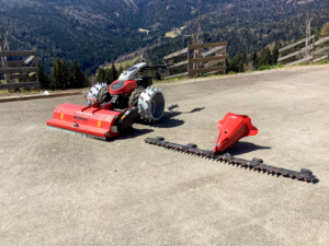 Aebi CC56 mit Müthing Mulcher Bergmann