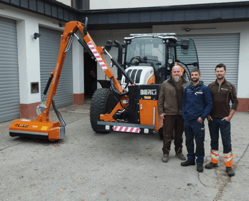 Berti Böschungsmulcher für die Gemeinde Ludmannsdorf