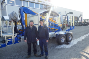 Binderberger Rückewagen RW8 alpin Übergabe Landtechnik Villach