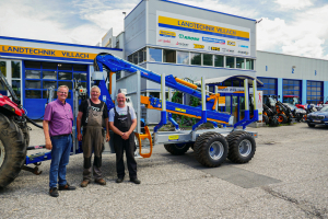 Binderberger RW12 Rückewagen in Aktion in der Land- und Forstwirtschaft