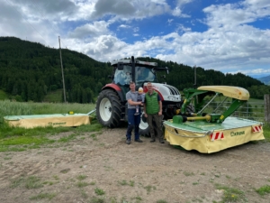 Maschinenübergabe Familie Grün, Fest und Krassnitzer Landtechnik Villach