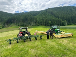 Maschinenübergabe Familie Grün, Fest und Krassnitzer Landtechnik Villach