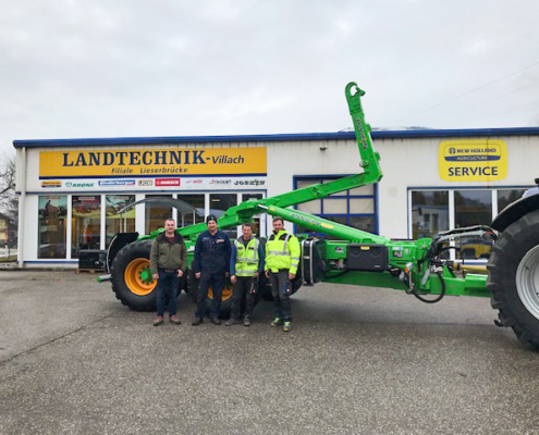 Joskin Cargo-Lift Profi-Hackenliftanhänger für die Firma Erdbau Fürstauer