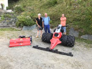 Neuer Aebi CC150 für die Weidepflege am Ossiacher See Neuer Aebi CC150 für die Weidepflege am Ossiacher See