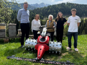 Aebi CC36 Motormäher Übergabe Loiblpass