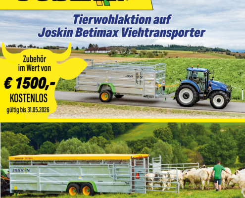 Joskin Tierwohlaktion Betimax Viehtransporter