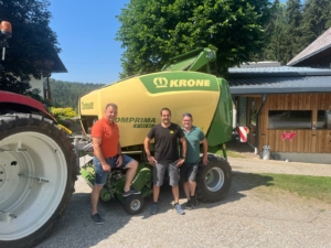 Krone Rundballenpresse Comprima F155XC Krone Rundballenpresse Comprima F155XC