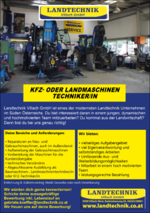 Landmaschinentechniker Landtechnik Villach