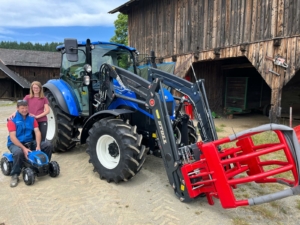New Holland T5.90 Dual Command Übergabe Landtechnik Villach