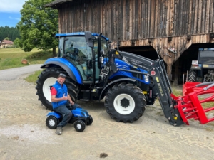 New Holland T5.90 Dual Command Übergabe Landtechnik Villach