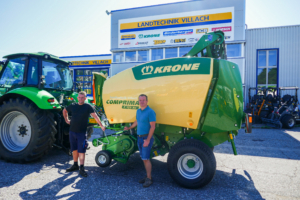 Neue Krone Erntetechnik am Faakersee