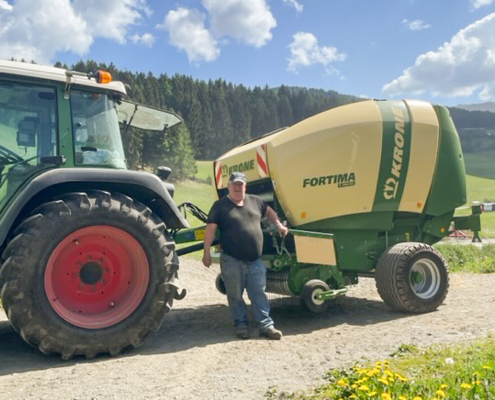 Krone Fortima Rundballenpresse